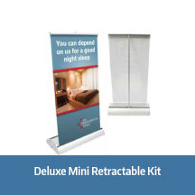 Deluxe Mini Retractable Banner Kit
